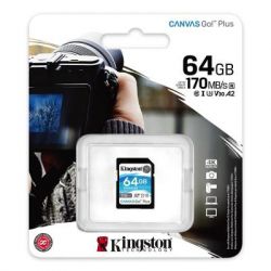  '  ' Kingston 64GB SDXC class 10 UHS-I U3 Canvas Go Plus (SDG3/64GB) -  3