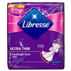   Libresse Ultra Night extra wing 8  (7322540918281)