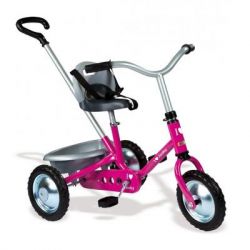 Детский велосипед Smoby Zooky с багажником Розовый (454016)