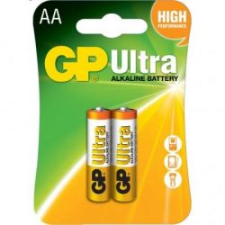  AA, GP Ultra, , 2 , 1.5V, Shrink (GP15AU-2UE2)