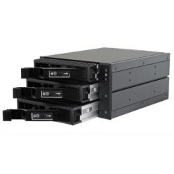 Бекплейн Chieftec 2x5.25"/3x3.5" Hot-Swap Aluminium (CBP-2131SAS) - Картинка 3