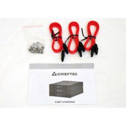 Бекплейн Chieftec 2x5.25"/3x3.5" Hot-Swap Aluminium (CBP-2131SAS) - Картинка 5