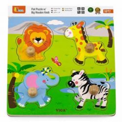 Развивающая игрушка Viga Toys Дикие животные (50840)