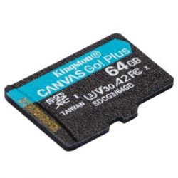  '  ' Kingston 64GB microSD class 10 UHS-I U3 A2 Canvas Go Plus (SDCG3/64GBSP) -  2
