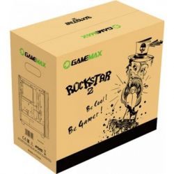  GameMax RockStar 2 Black,  , ATX/microATX/Mini-ITX, 1x120  LED, 421x210x460  (RockStar 2) -  12
