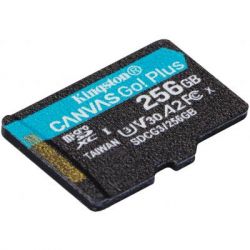   Kingston 256GB microSDXC class 10 A2 U3 V30 Canvas Go Plus (SDCG3/256GBSP) -  2