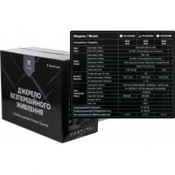 Источник бесперебойного питания Vinga LED 850VA metal case with USB (VPE-850PRMU) - Картинка 6