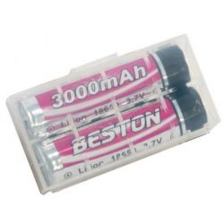 Аккумулятор 18650, 3000 mAh, Beston, 2 шт, Li-ion, Bulk (AAB1848) - Картинка 4