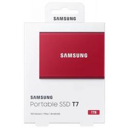 SSD  Samsung T7 1TB USB 3.2 (MU-PC1T0R/WW) -  7