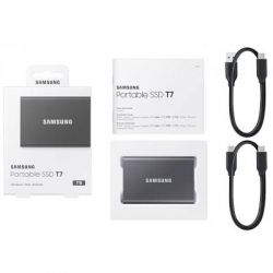 SSD  Samsung T7 2TB USB 3.2 Grey (MU-PC2T0T/WW) -  12