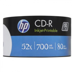 ���� CD HP CD-R 700MB 52X IJ PRINT 50�� Spindle (69312/CRE00017WIP-3)