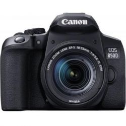   Canon EOS 850D kit 18-55 IS STM Black (3925C016)