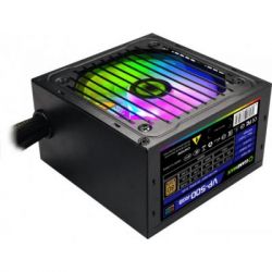   500W, GameMax VP-500-RGB, Black, 80+ Bronze, Active PFC, 12   RGB ,  OPP / OVP / UVP / OCP / OTP / SCP