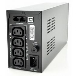 ИБП Ritar RTP650L-UX-IEC 390W Proxima-L, LED, AVR, 3st, USB, 4xIEC-320 C14, 145-290Vac, 1x12V7Ah, plastik Case 314x97x143, 4.6 кг(RTP650L-UX-IEC) - Картинка 2