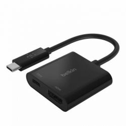 USB-C - HDMI 60W PD, black Belkin (AVC002BTBK)