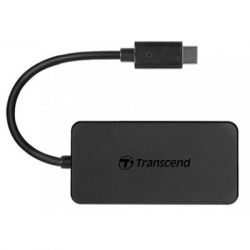  USB 3.1 Type-C Transcend HUB2C, Black, 4  USB 3.1 (TS-HUB2C) -  1