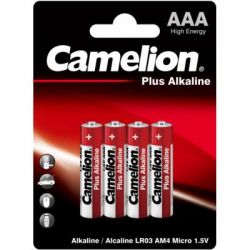  Camelion AAA LR03 Plus Alkaline * 4 (LR03-BP4) -  1