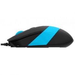 Мышь A4tech FM10S (Blue) бесшумная Fstyler, USB, 1600dpi, (Black + Blue) - Картинка 5