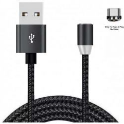   USB 2.0 AM to Type-C 1.2m Magneto black XoKo (SC-355a MGNT-BK)