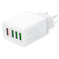   XoKo QC-405 4 USB 6.2A White (QC-405-WH) -  1