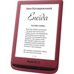   6" PocketBook 628 Touch Lux 5 Ink Ruby Red (PB628-R-CIS) E-Ink Carta, 1024758, 212 dpi, 8Gb, microSD, 1GHz, 512Mb, 1500 ,  -  6