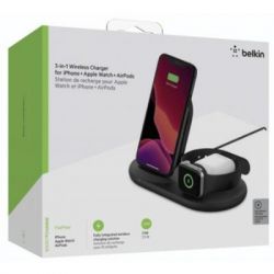  Belkin 3-in-1 Wireless Pad/Stand/Apple Watch, black (WIZ001VFBK) -  7