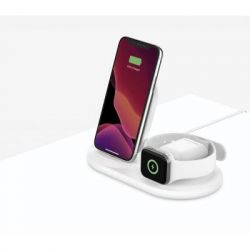   Belkin 3-in-1 Wireless Pad/Stand/Apple Watch, white (WIZ001VFWH) -  6