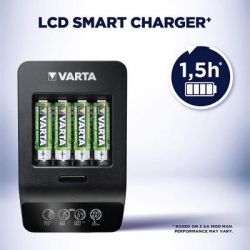     Varta LCD Smart Plus CHARGER +4*AA 2100 mAh (57684101441) -  5