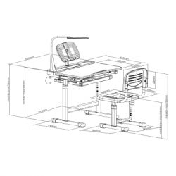 ����� �� ������ FunDesk Bellissima grey (221918) - �������� 7