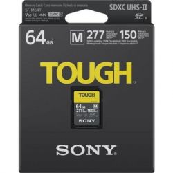   Sony 64GB SDXC class 10 UHS-II U3 V60 Tough (SFM64T.SYM) -  2