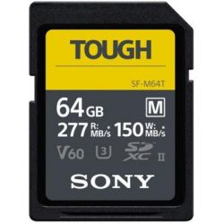   Sony 64GB SDXC class 10 UHS-II U3 V60 Tough (SFM64T.SYM)