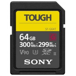   Sony 64GB SDXC class 10 UHS-II U3 V90 Tough (SF64TG) -  1