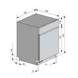 Посудомойка VENTOLUX DW 6012 4M PP - Картинка 6