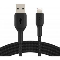   USB 2.0 AM to Lightning 1.0m black Belkin (CAA002BT1MBK)