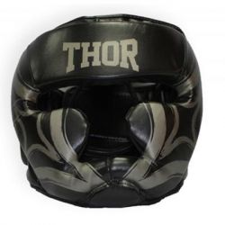 Боксерский шлем Thor 727 Cobra M Black (727 (Leather) BLK M)