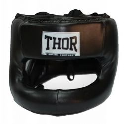 Боксерский шлем Thor 707 Nose Protection XL Black (707 (Leather) BLK XL)