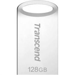 USB 3.1 Flash Drive 128Gb Transcend JetFlash 710, Silver,   (TS128GJF710S)