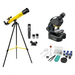 Микроскоп National Geographic Junior 40x-640x + Телескоп 50/600 (927790)