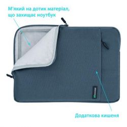 ����� ��� �������� Grand-X SL-15D 15.6" Dark Grey - �������� 5