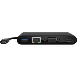  Belkin USB-C - Ethernet, HDMI, VGA, USB-A, 100W PD, black (AVC004BTBK) -  4