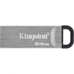 USB3.2 Flash Drive 64GB Kingston DT Kyson Silver/Black (DTKN/64GB) -  1