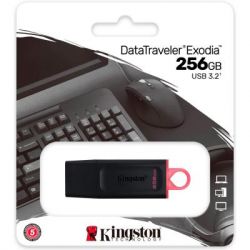 USB ���� ���������� Kingston 256GB DataTraveler Exodia Black/Pink USB 3.2 (DTX/256GB) - �������� 6