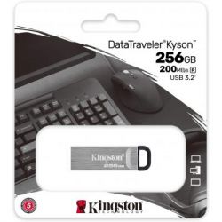 USB   Kingston 256GB DT Kyson Silver/Black USB 3.2 (DTKN/256GB) -  4