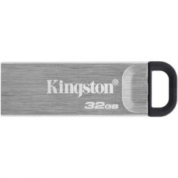 USB3.2 Flash Drive 32GB Kingston DT Kyson Silver/Black (DTKN/32GB) -  1