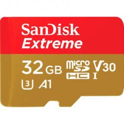  '  ' SanDisk 32GB microSDHC class 10 UHS-I A1 V30 Extreme (SDSQXAF-032G-GN6GN) -  1