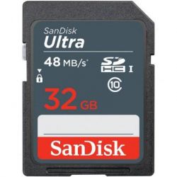  '  ' 32 GB SD SanDisk SDHC UHS-I (SDSDUNR-032G-GN3IN)  -  1