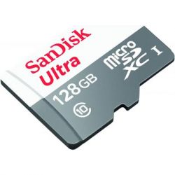   SANDISK 128GB microSDHC class 10 UHS-I Ultra (SDSQUNR-128G-GN3MA) -  2