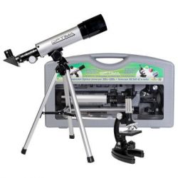 Микроскоп Optima Universer 300x-1200x + Телескоп 50/360 AZ в кейсе (928587)