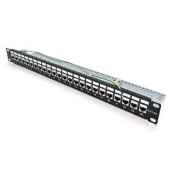 ����-������ 19" 24�RJ-45 FTP 1U cat.6A, w Organizer PiPo (PP247191UFTP)