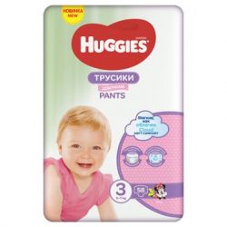  Huggies Pants 3 Mega   (6-11) 58  (5029053547480) -  2
